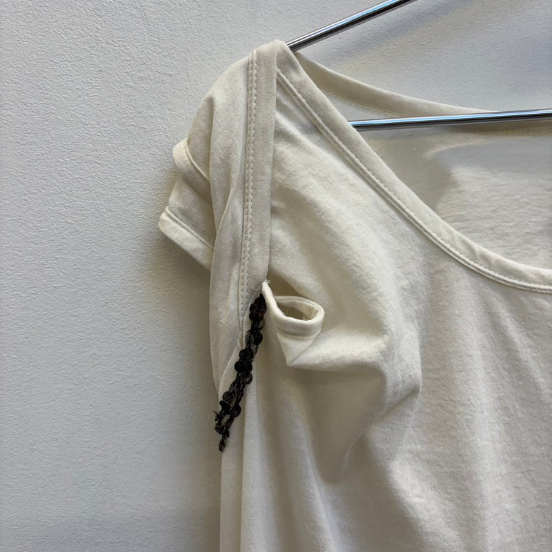 Ann Demeulemeester Off The Shoulder Sheer Top