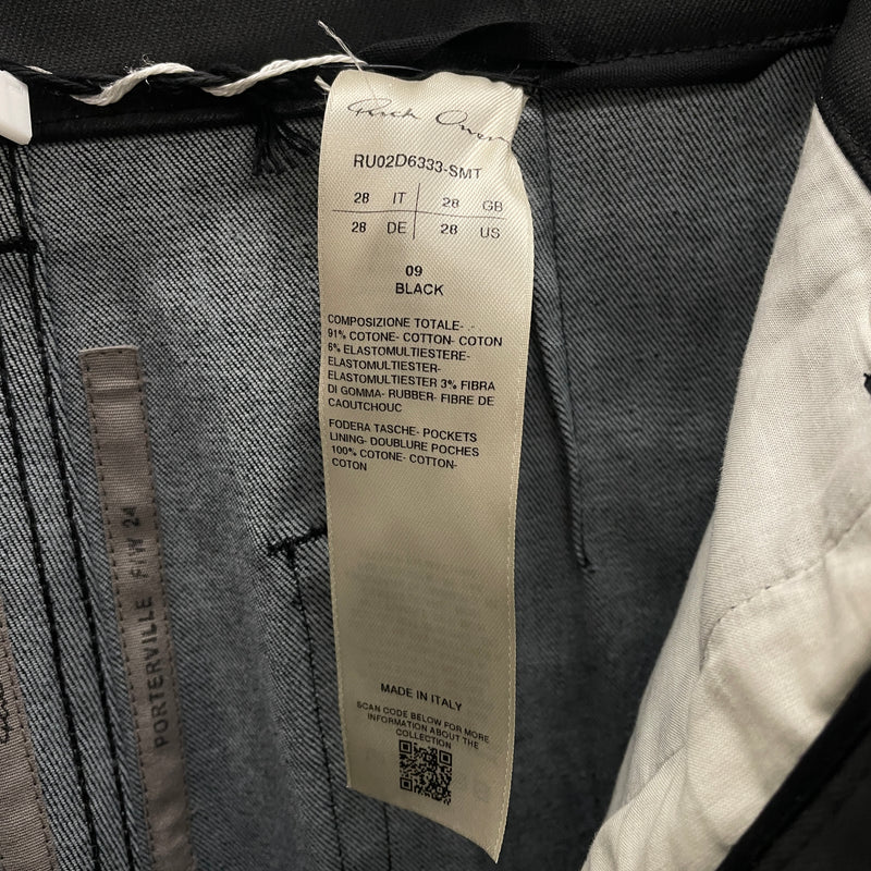 FW24 RICK OWENS GETH JEAN CHALK STRETCH DENIM