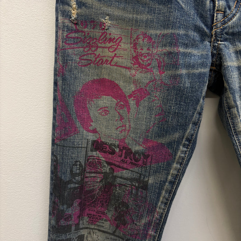 Hysteric Glamour Destroy All Monsters Jeans