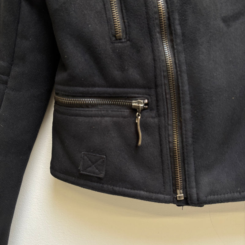 Balmain Fur Lining Zip Up Jacket