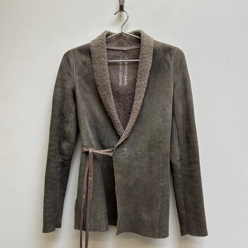 FW17 Rick Owens ‘GLEAM’ Shearling Lamb Leather Jacket