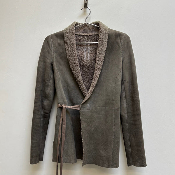 FW17 Rick Owens ‘GLEAM’ Shearling Lamb Leather Jacket