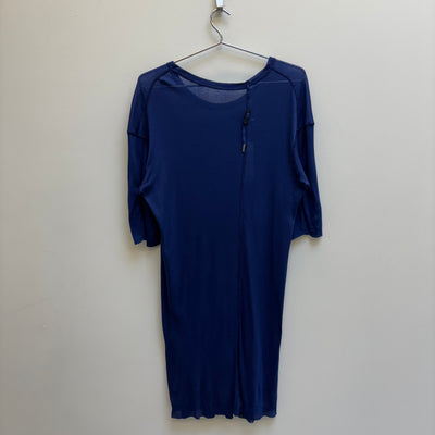 Boris Bidjan Saberi Nuclear Blue Micro Rib Tee