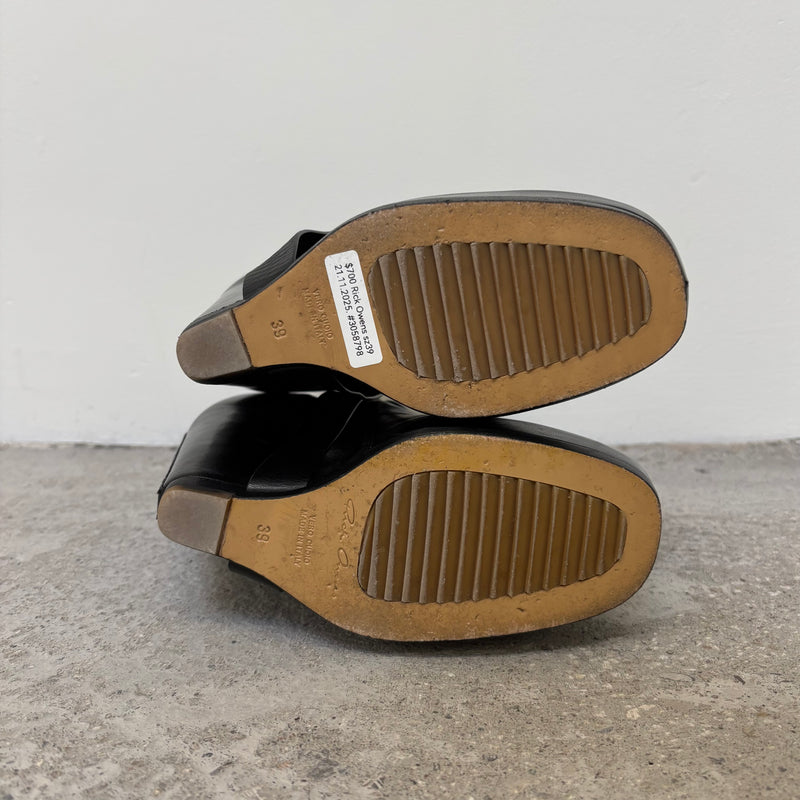 Rick Owens Wedged Buckle Heels