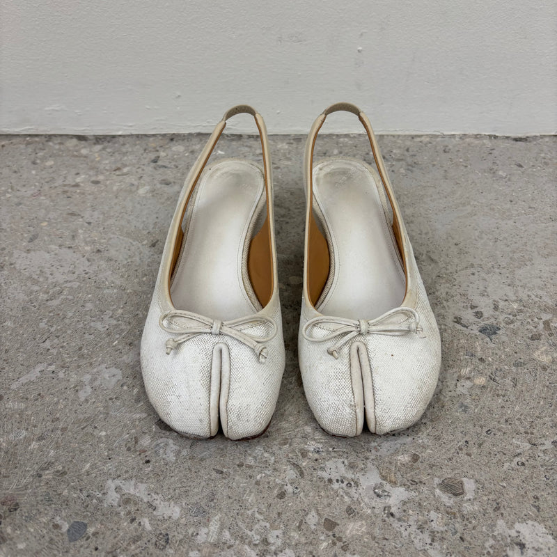 Maison Margiela Canvas Mary Jane Tabis