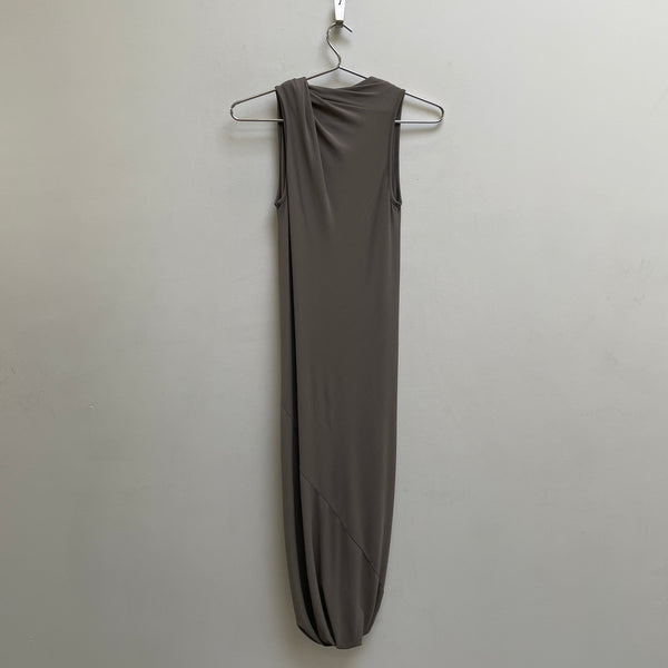 FW21 Rick Owens Lillies Sleeveless Cowl Neck Maxi Dress