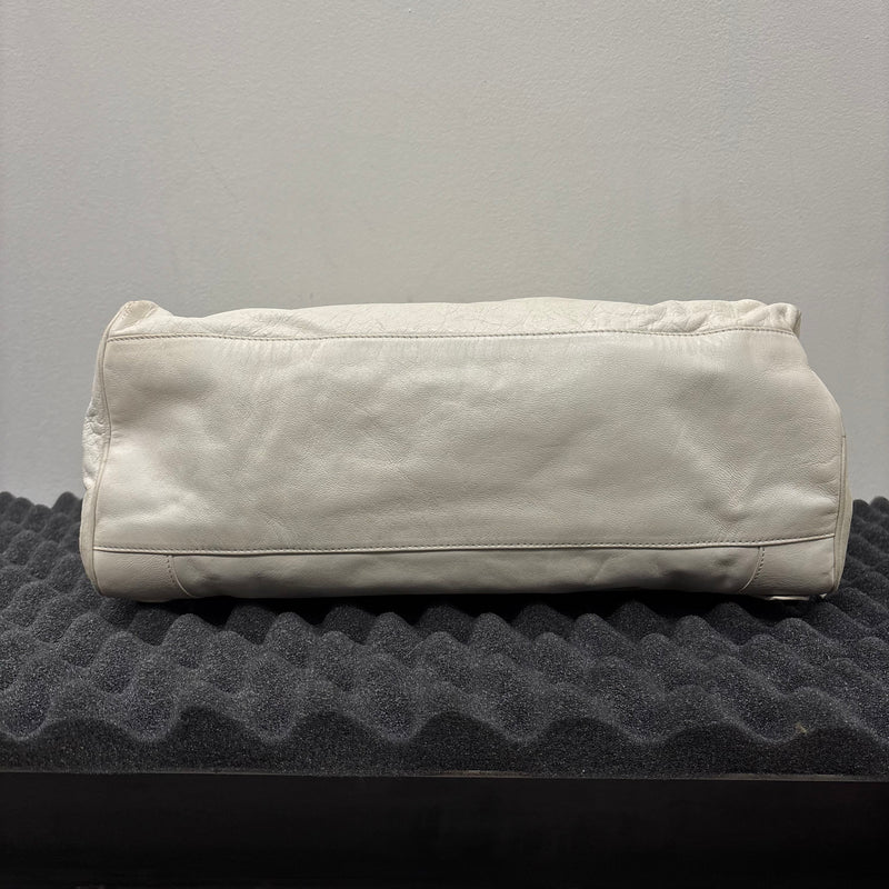 Balenciaga White Twiggy Leather Bag