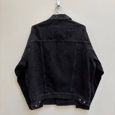 FW18 Balenciaga Trucker Paris Denim Jacket