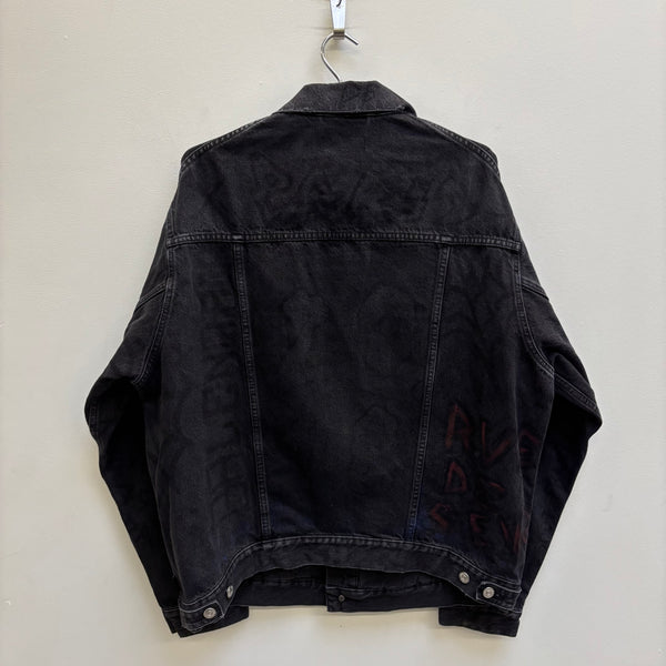 FW18 Balenciaga Trucker Paris Denim Jacket