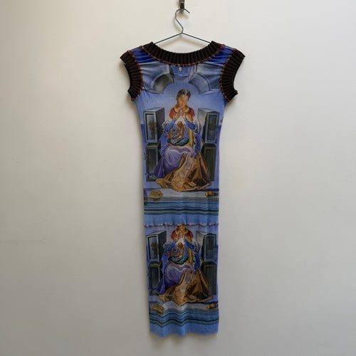 90s Jean Paul Gaultier Maille Sheer Mesh Dress