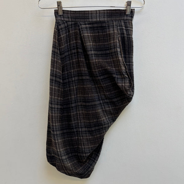00s Vivienne Westwood Anglomania Plaid Asymmetrical Skirt
