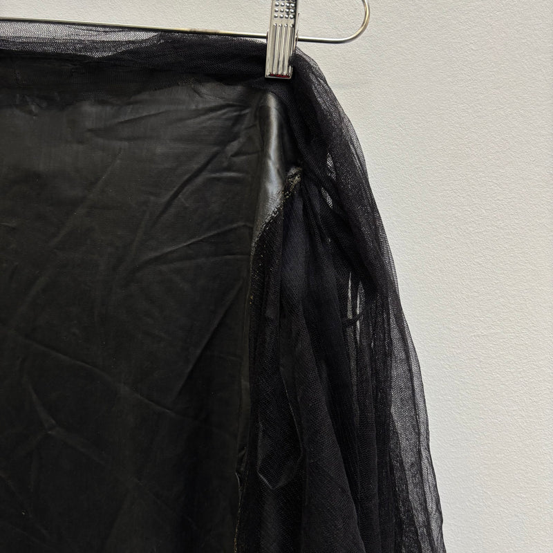 Marc Le Bihan Latex Tule Maxi Skirt