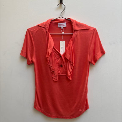 Vivienne Westwood Ruffle Short Sleeve Blouse