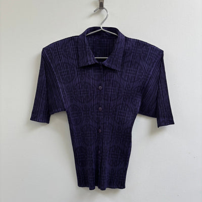 SS98 Issey Miyake Pleats Please Oriental Pattern Shirt