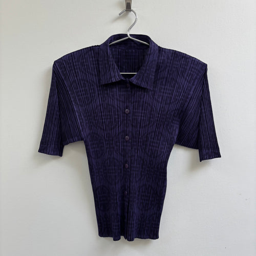SS98 Issey Miyake Pleats Please Oriental Pattern Shirt