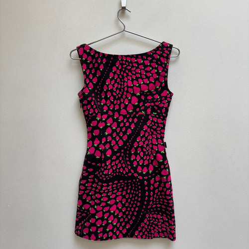Moschino Strawberry Print Tank Summer Dress