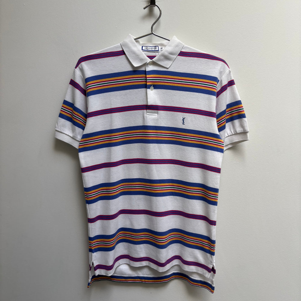 90s Yves Saint Laurent Striped Polo