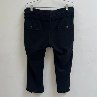 FrancisT_Mor.K.S Rhinestone Zip Sweat-Shorts