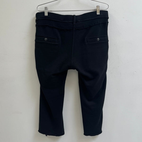 FrancisT_Mor.K.S Rhinestone Zip Sweat-Shorts