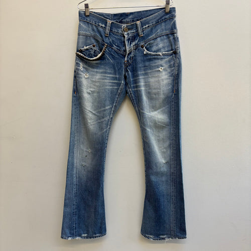 00s Hysteric Glamour Distressed Studded Jeans