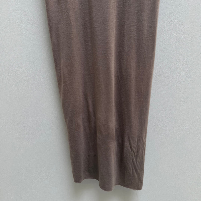 Rick Owens Lillies Nude Maxi Slit Skirt