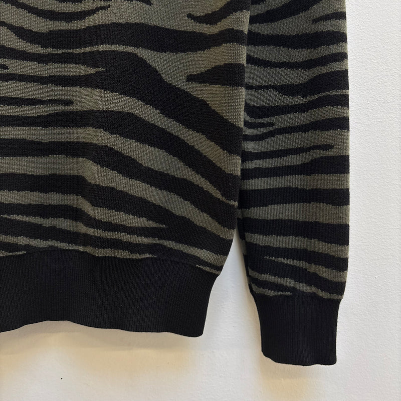 Balmain Tiger Print Knit Sweater