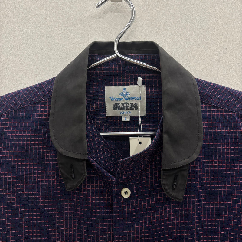 90s Vivienne Westwood Detachable Collar Button Up