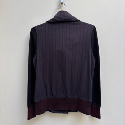 Vivienne Westwood Double Zipper Split Collar Sweater