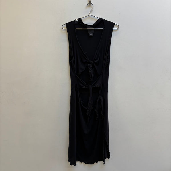 Anna Sui Lisa Tie Front Mini Dress