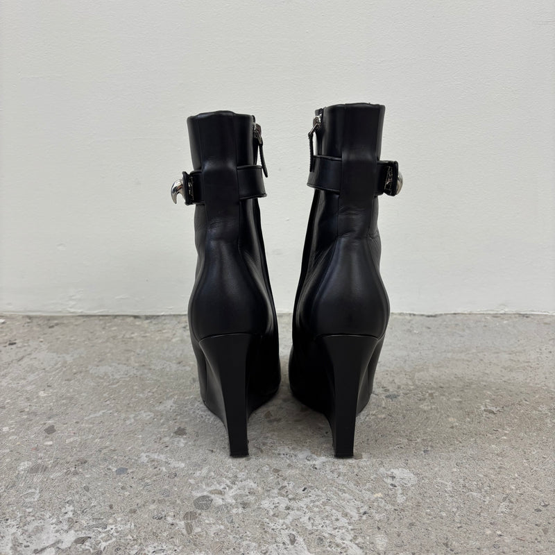 Givenchy Shark Lock Wedge Heel Boots