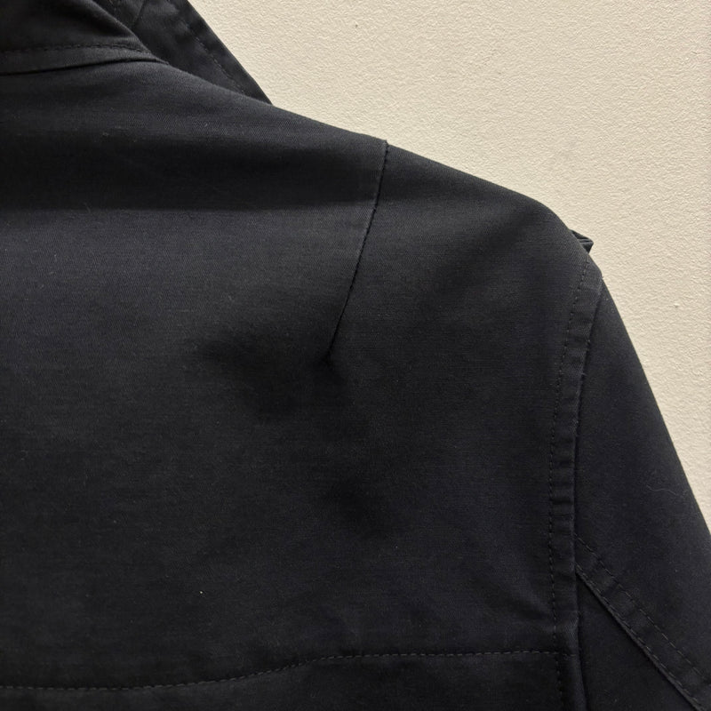 Balmain Biker Parka High Collar Jacket