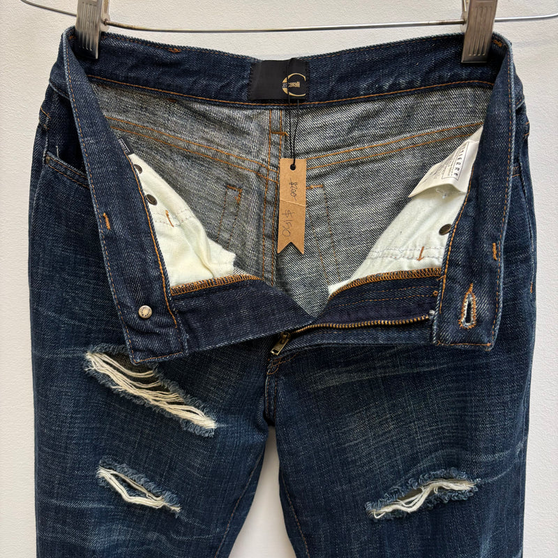 Roberto Cavalli Distressed Jeans