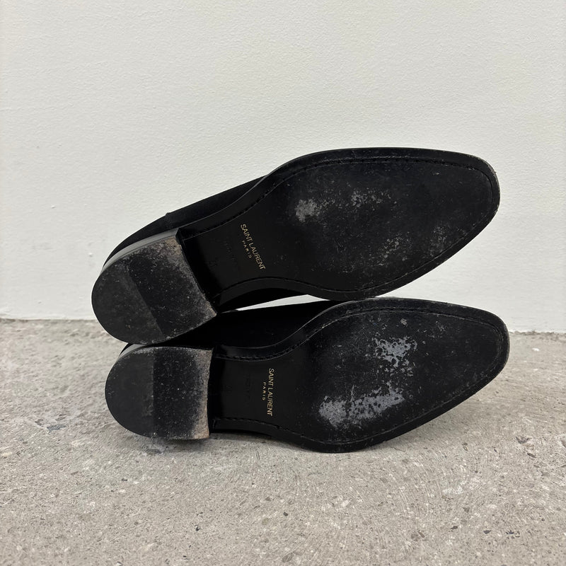 Yves Saint Laurent Wyatt Suede Chelsea Boots