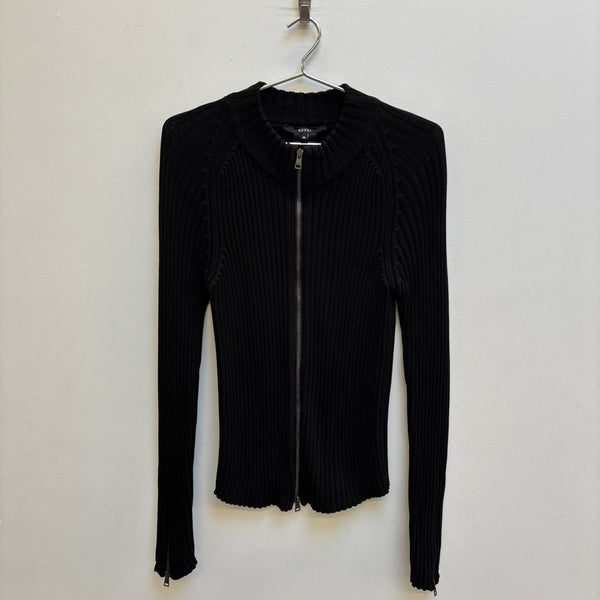 00s Gucci by Tom Ford Double Zip Knit Cardigan
