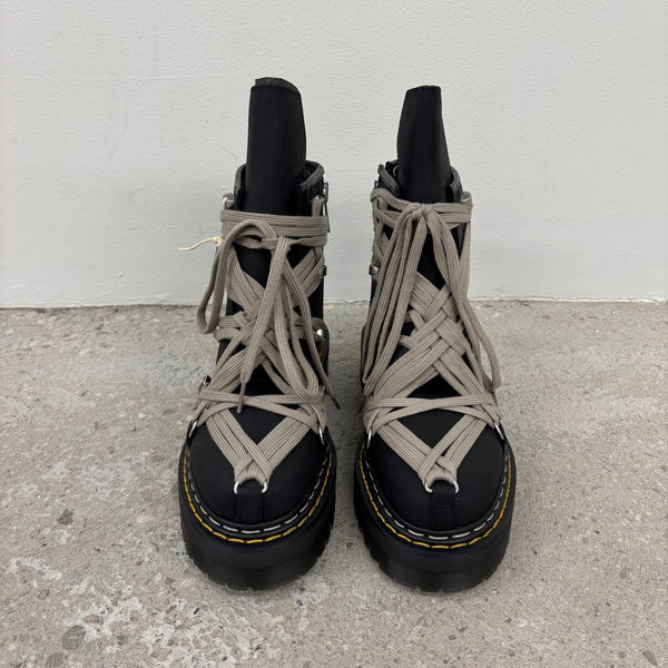 Dr. Martens X Rick Owens 1460 Megalace Quad Sole Boots