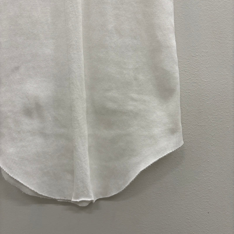 No ID. Back Cross Ribbed Tank Top