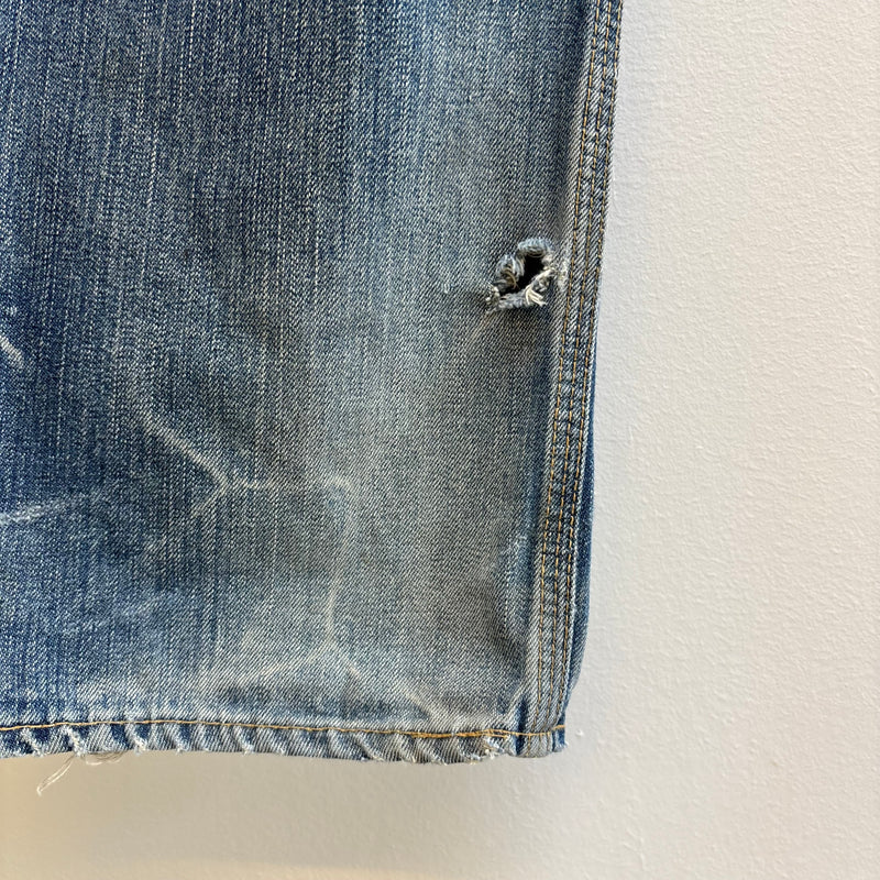 Anachronorm Distressed Patchwork Jeans