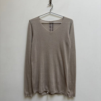 SS16 Rick Owens ‘Cyclops’ V Neck Long Sleeve