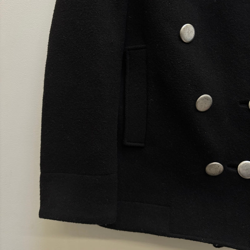 FW16 Balenciaga Metal Button Peacoat