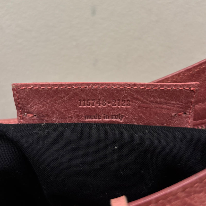 SS09 Balenciaga Pink City Leather Bag