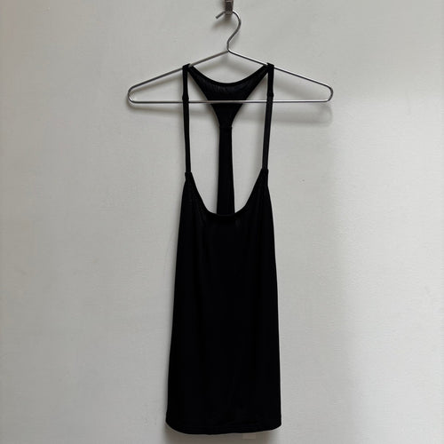 Enchantment..? Silk Leather Strap Tank Top