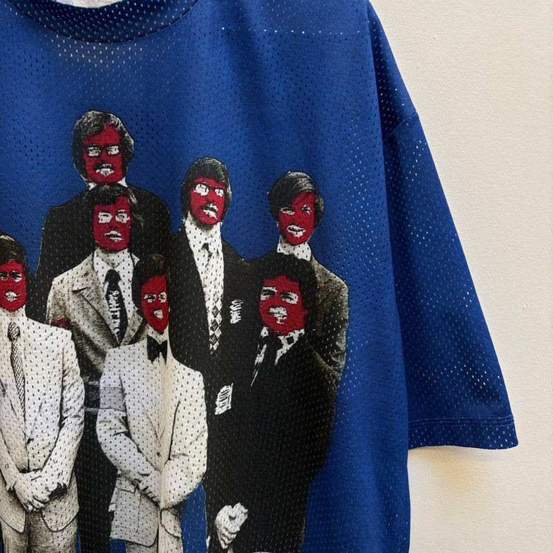 Kusikohc Perforated Jersey Graphic T-Shirt