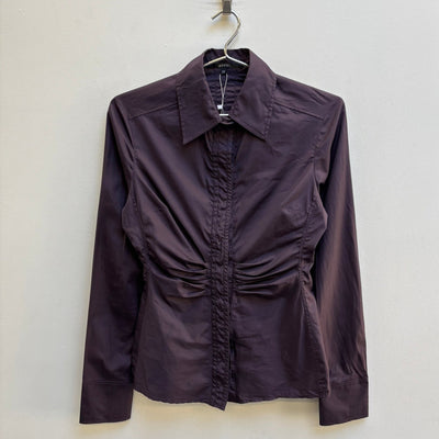 Gucci By Tom Ford Cinched Button Up Blouse