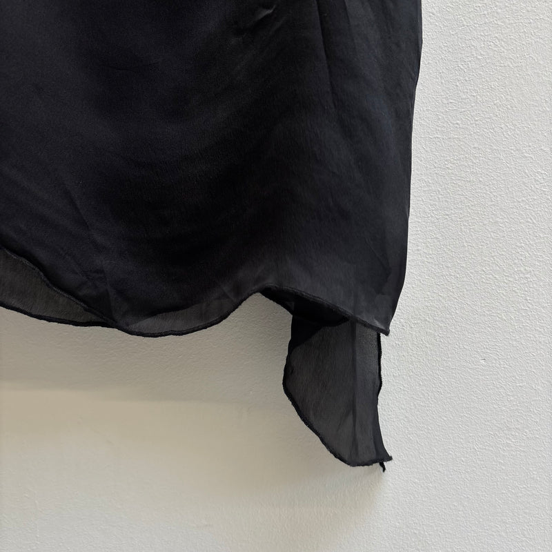 Paul Hardy Satin High Neck Slip Dress