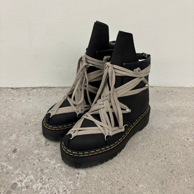 Dr. Martens X Rick Owens 1460 Megalace Quad Sole Boots