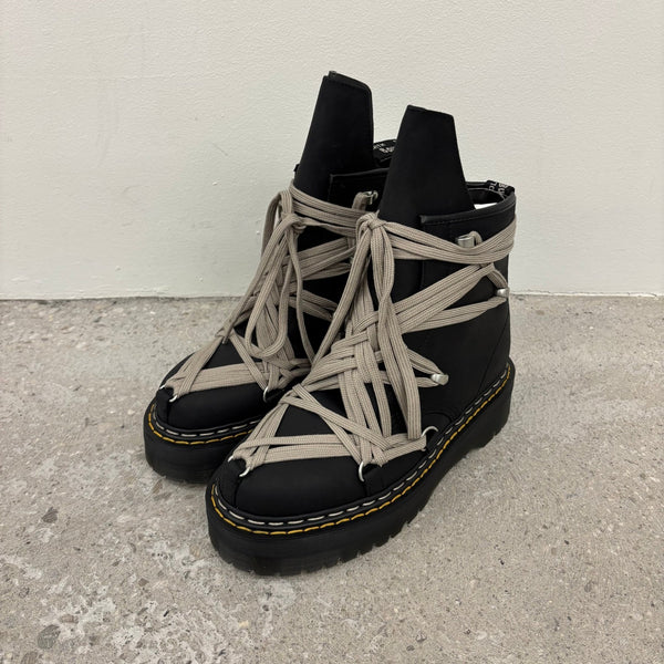 Dr. Martens X Rick Owens 1460 Megalace Quad Sole Boots