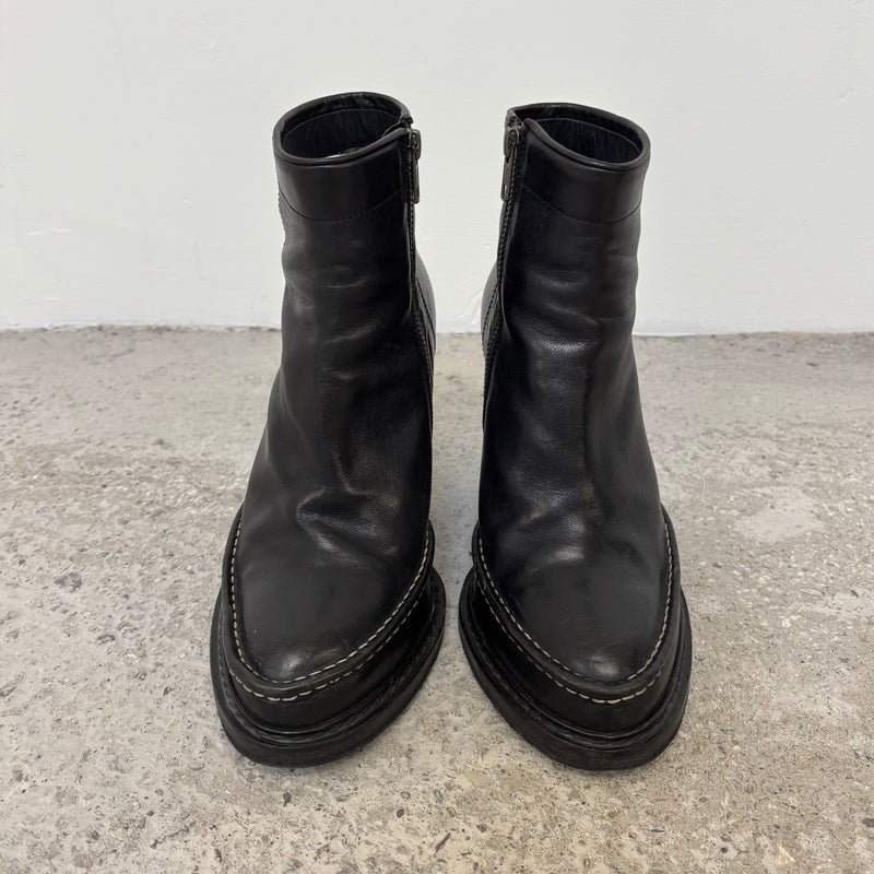 FW10 Ann Demeulemeester Stiletto Wedge Ankle Boots
