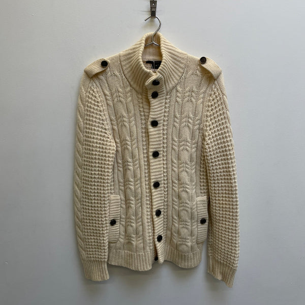 00s Gucci Battalion Wool Ribbed Sweater