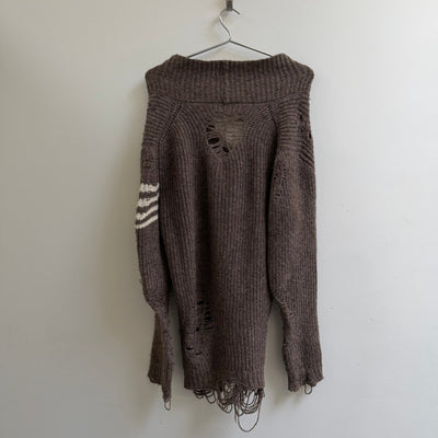 Mihara Yasuhiro Wool Distressed Cardigan