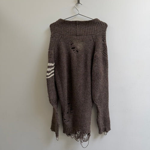Mihara Yasuhiro Wool Distressed Cardigan